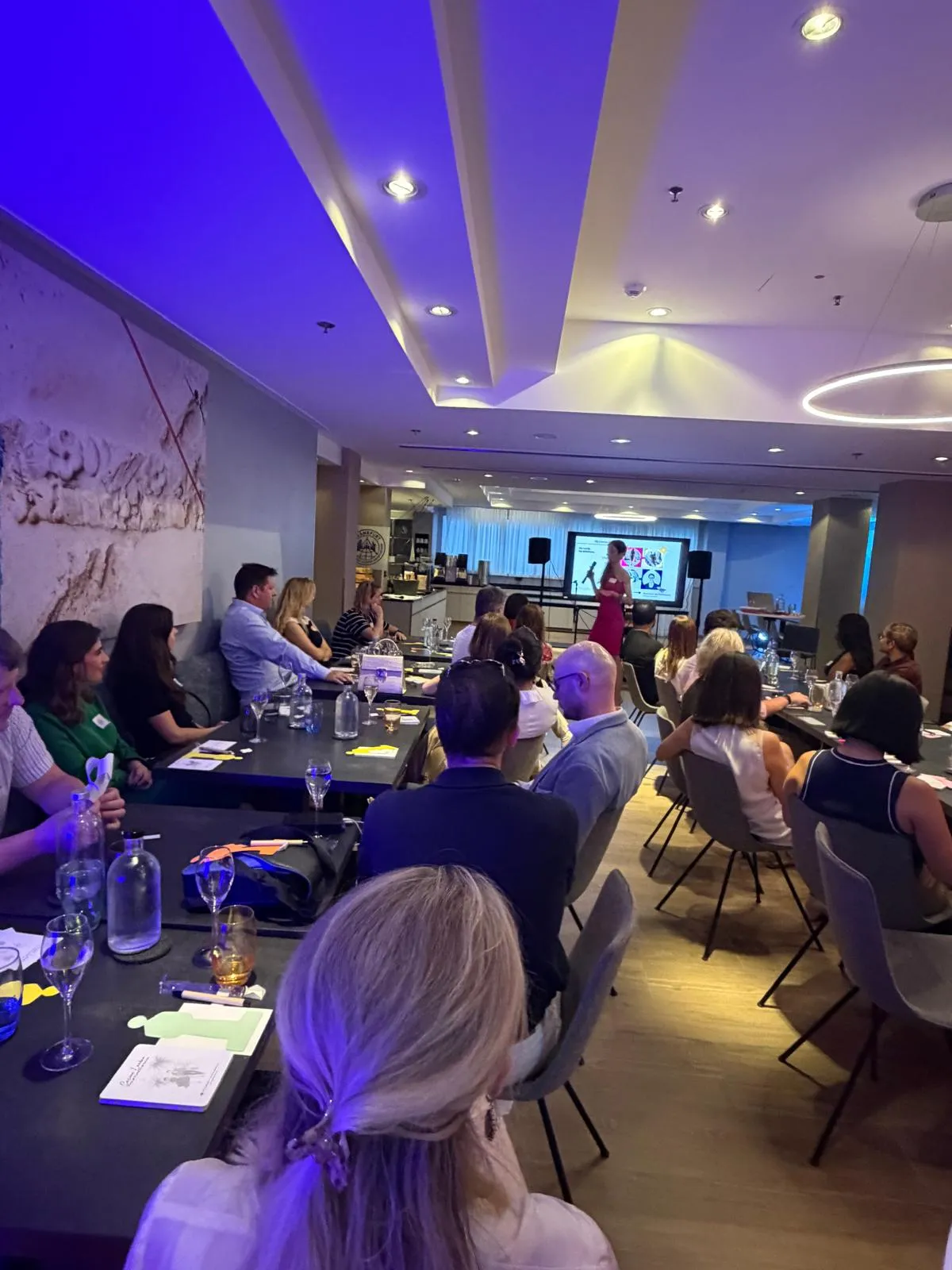 Audience following the keynotes at the FIAA Executive Evening